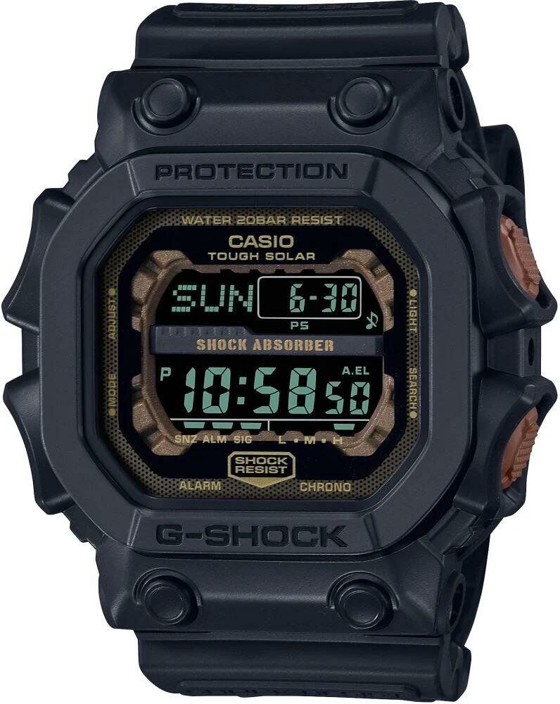 Casio GX-56RC-1DR Quartz Dijital Silikon Siyah 20 ATM 54 mm Erkek Kol Saati