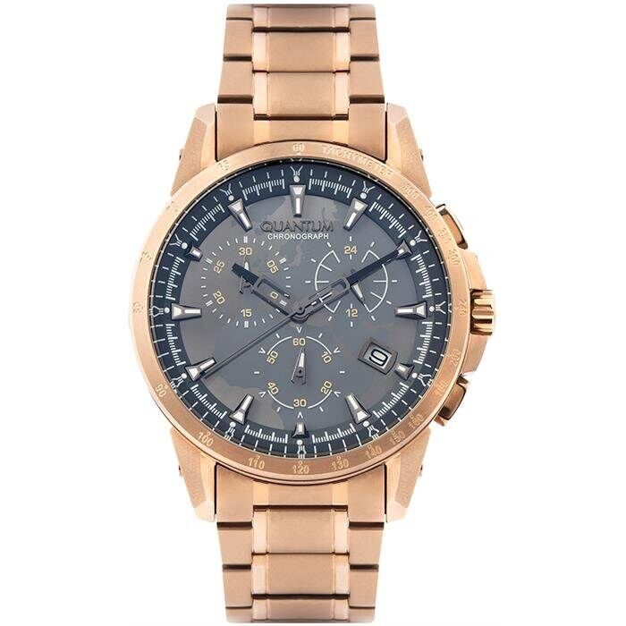 Quantum TTG859.460 45 mm Rose/Gold Erkek Saat