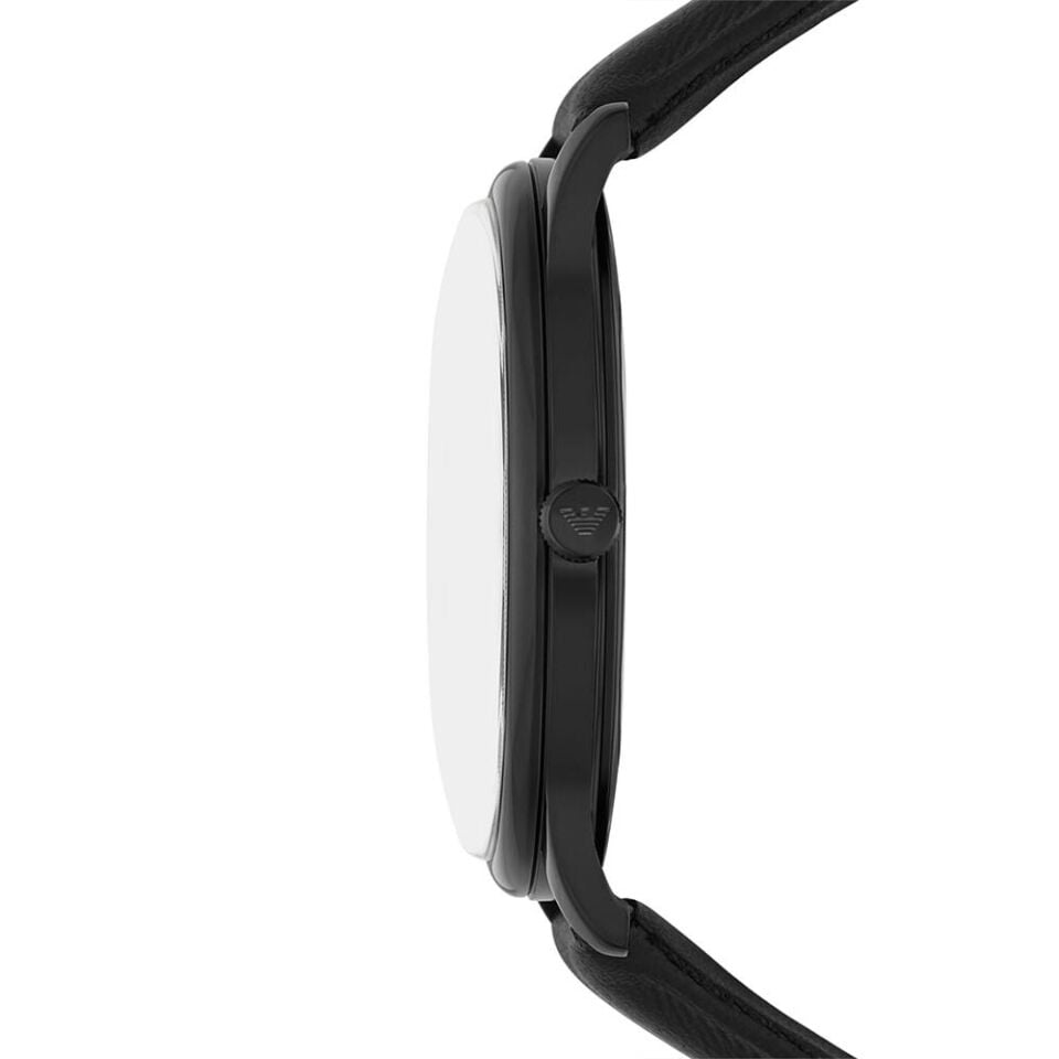 Emporio Armani AR11573 Quartz Deri Siyah 42 mm Erkek Kol Saati