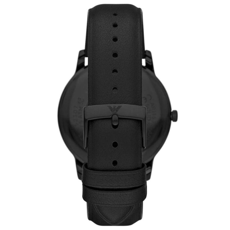 Emporio Armani AR11573 Quartz Deri Siyah 42 mm Erkek Kol Saati