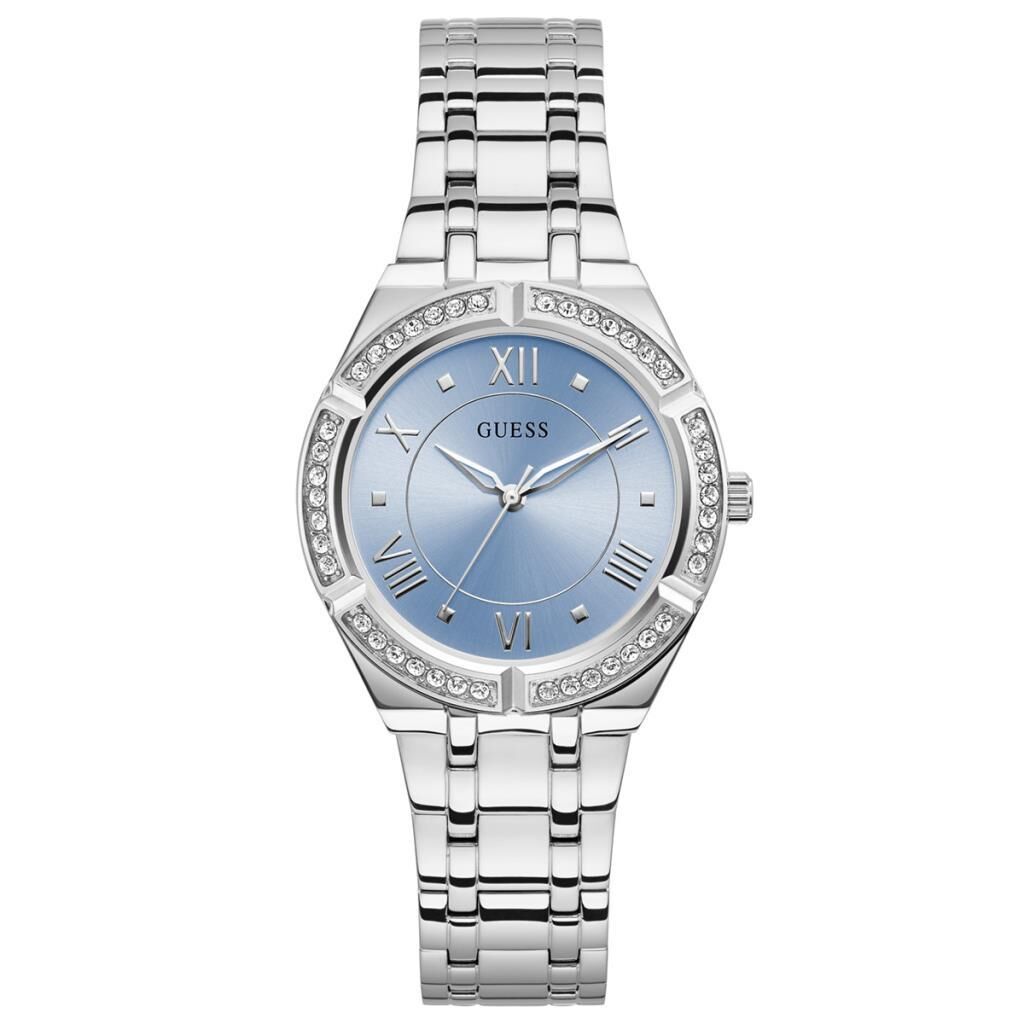 Guess GUGW0033L5 Quartz Çelik Gri Mavi Kadran 36 mm Kadın Kol Saati