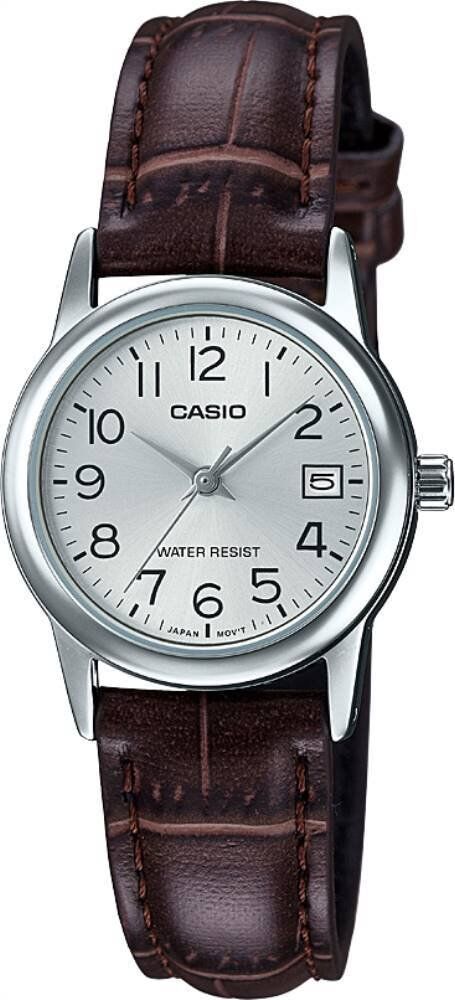 Casio LTP-V002L-7B2UDF Quartz Deri Kahverengi 25 mm Kadın Kol Saati