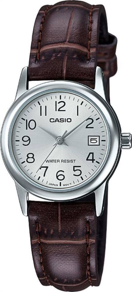 Casio LTP-V002L-7B2UDF Quartz Deri Kahverengi 25 mm Kadın Kol Saati