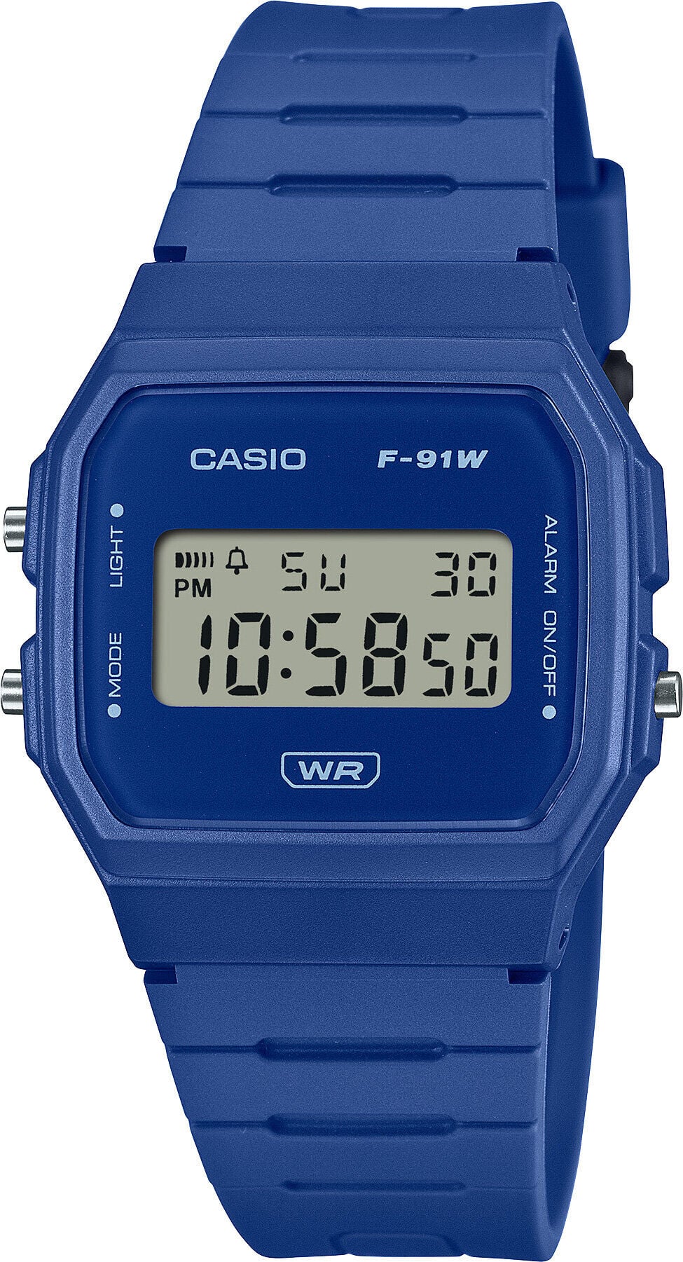 Casio F-91WB-2A1DF Quartz Silikon Mavi 35 mm Kadın Kol Saati