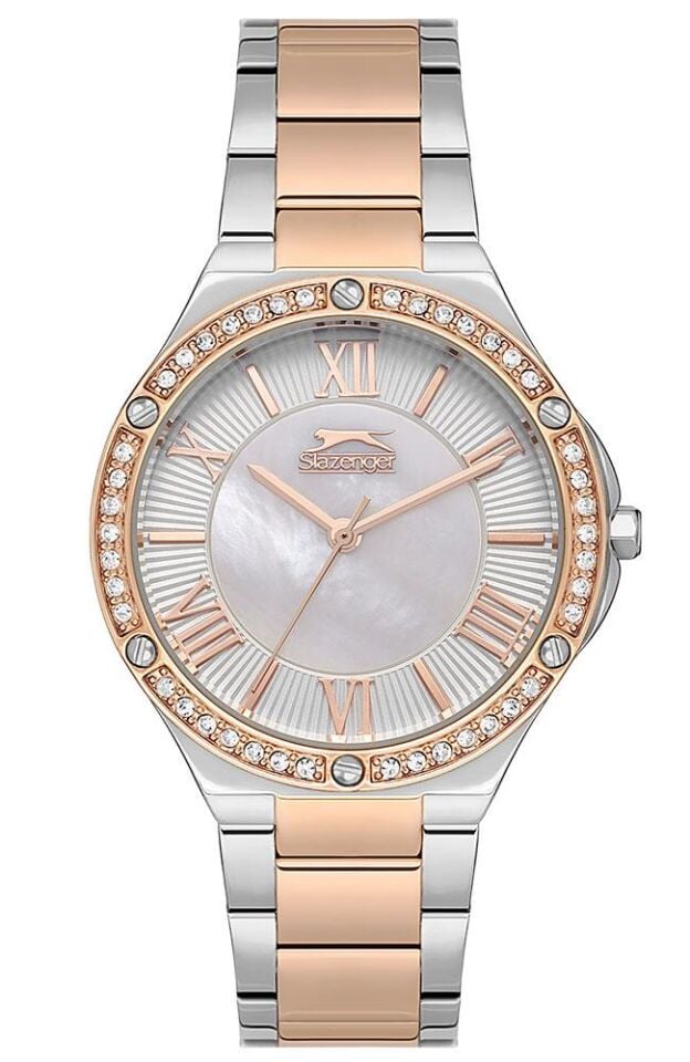 Slazenger SL.09.2225.3.02 Quartz Çelik Rose/Gri 35 mm Kadın Kol Saati