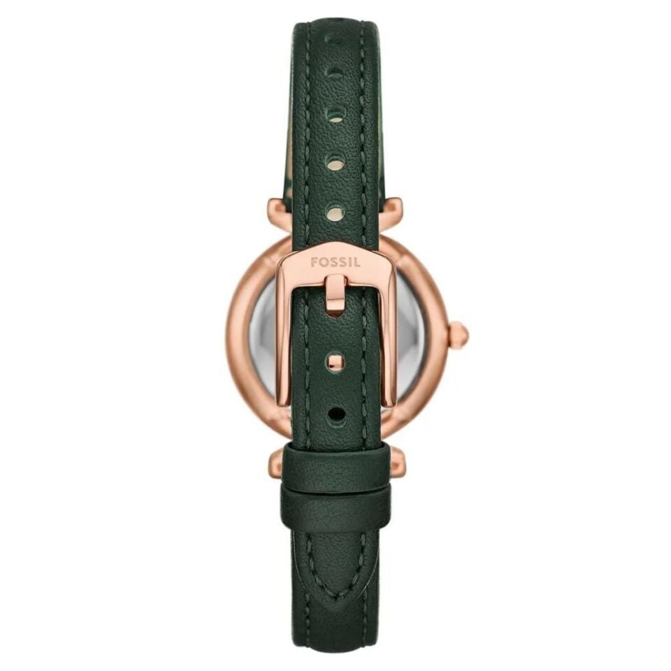 Fossil FES5370 Quartz Deri Yeşil 28 mm Kadın Kol Saati