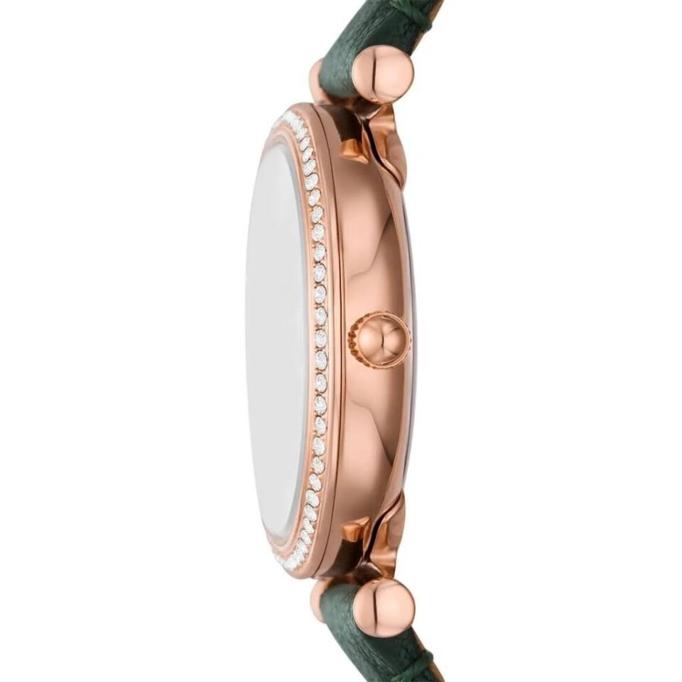Fossil FES5370 Quartz Deri Yeşil 28 mm Kadın Kol Saati