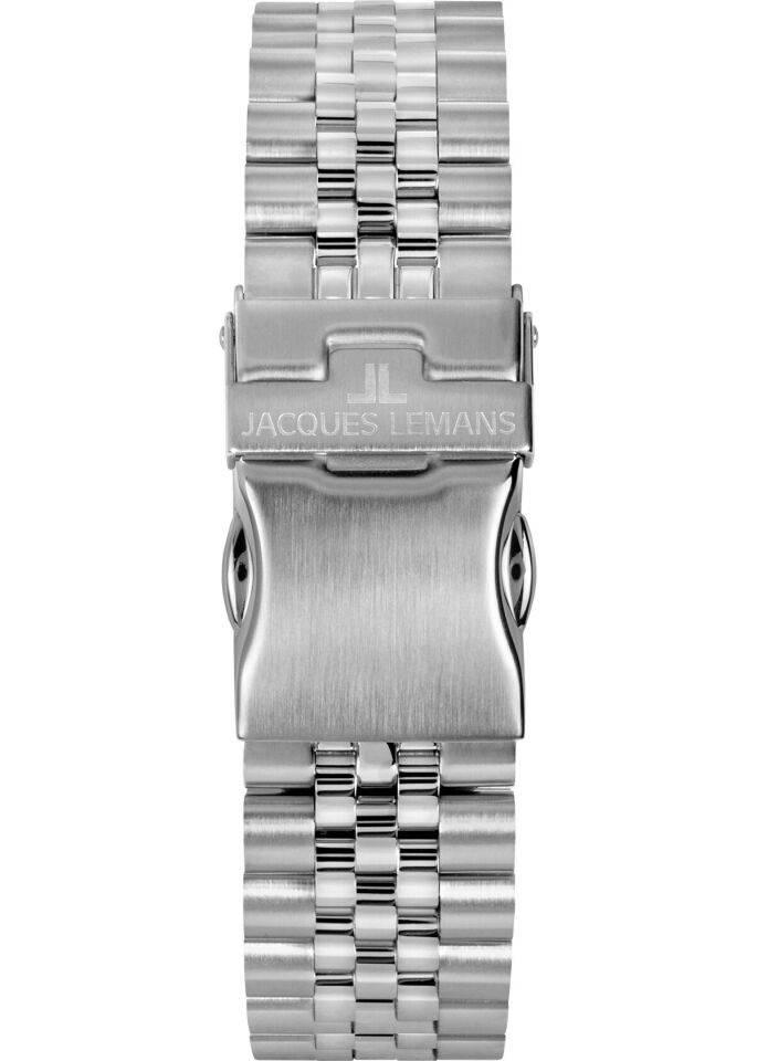 Jacques Lemans Liverpool JL.1-2205M Quartz Çelik Gri Mavi Kadran 20 ATM 41 mm Erkek Kol Saati