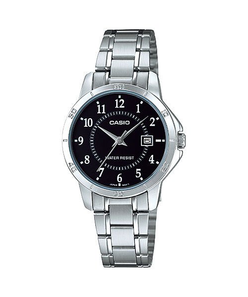 Casio LTP-V004D-1BUDF Quartz Çelik Gri Siyah Kadın Kol Saati