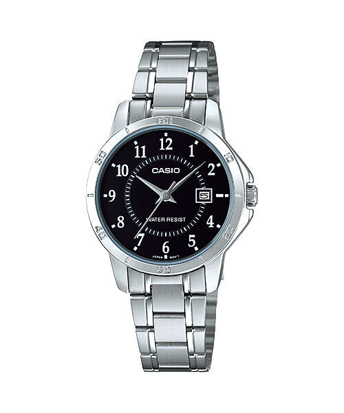 Casio LTP-V004D-1BUDF Quartz Çelik Gri Siyah Kadın Kol Saati