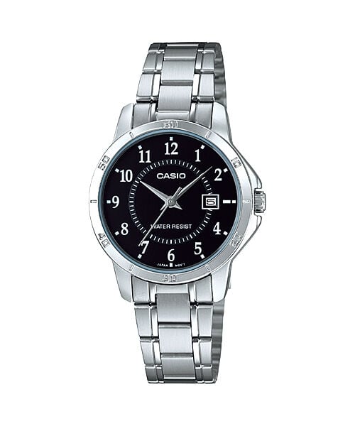 Casio LTP-V004D-1BUDF Quartz Çelik Gri Siyah Kadın Kol Saati