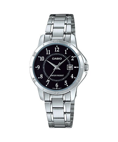 Casio LTP-V004D-1BUDF Quartz Çelik Gri Siyah Kadın Kol Saati
