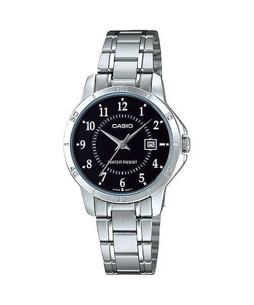 Casio LTP-V004D-1BUDF Quartz Çelik Gri Siyah Kadın Kol Saati