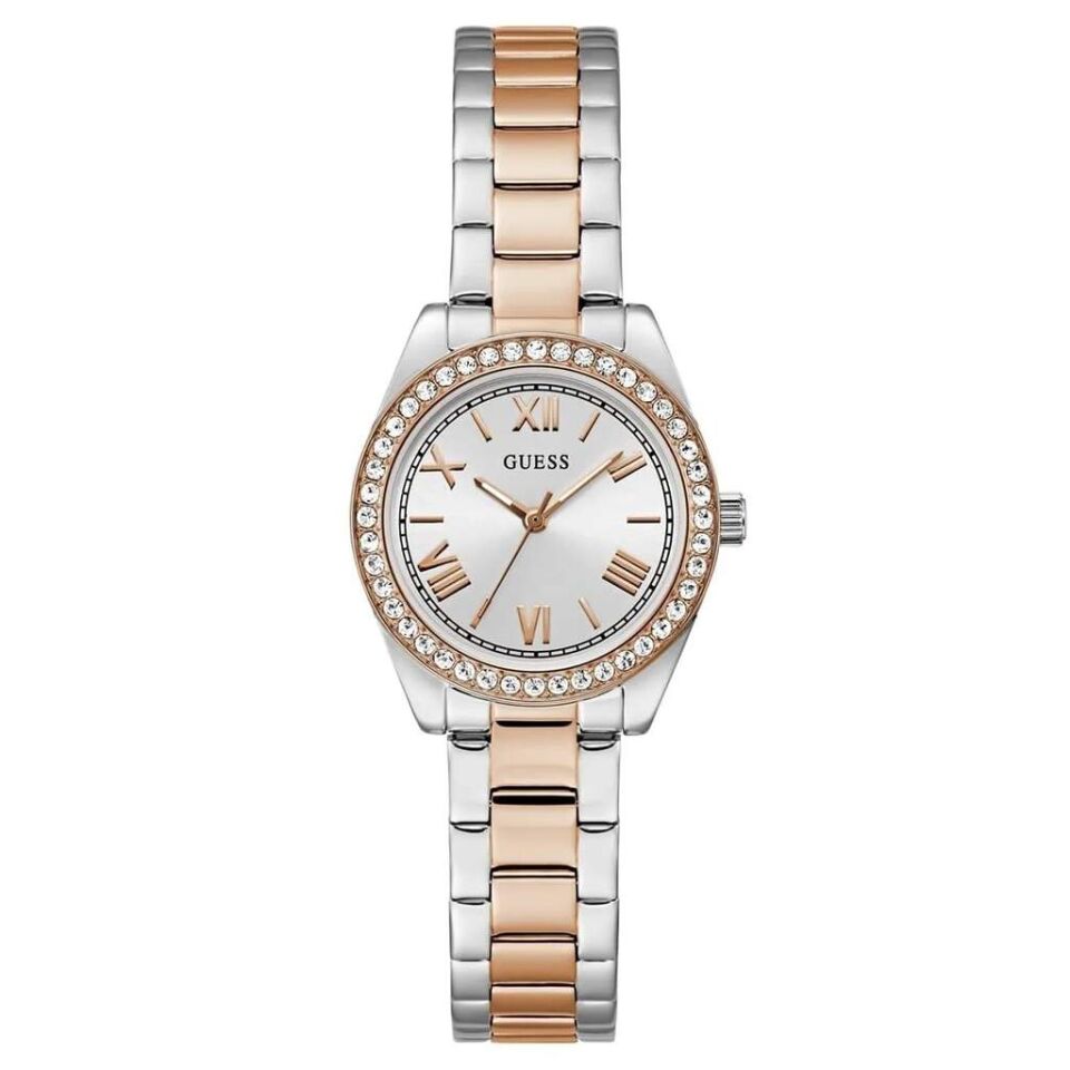 Guess GUGW0841L3 Quartz Çelik Gri Rosegold 30 mm Kadın Kol Saati