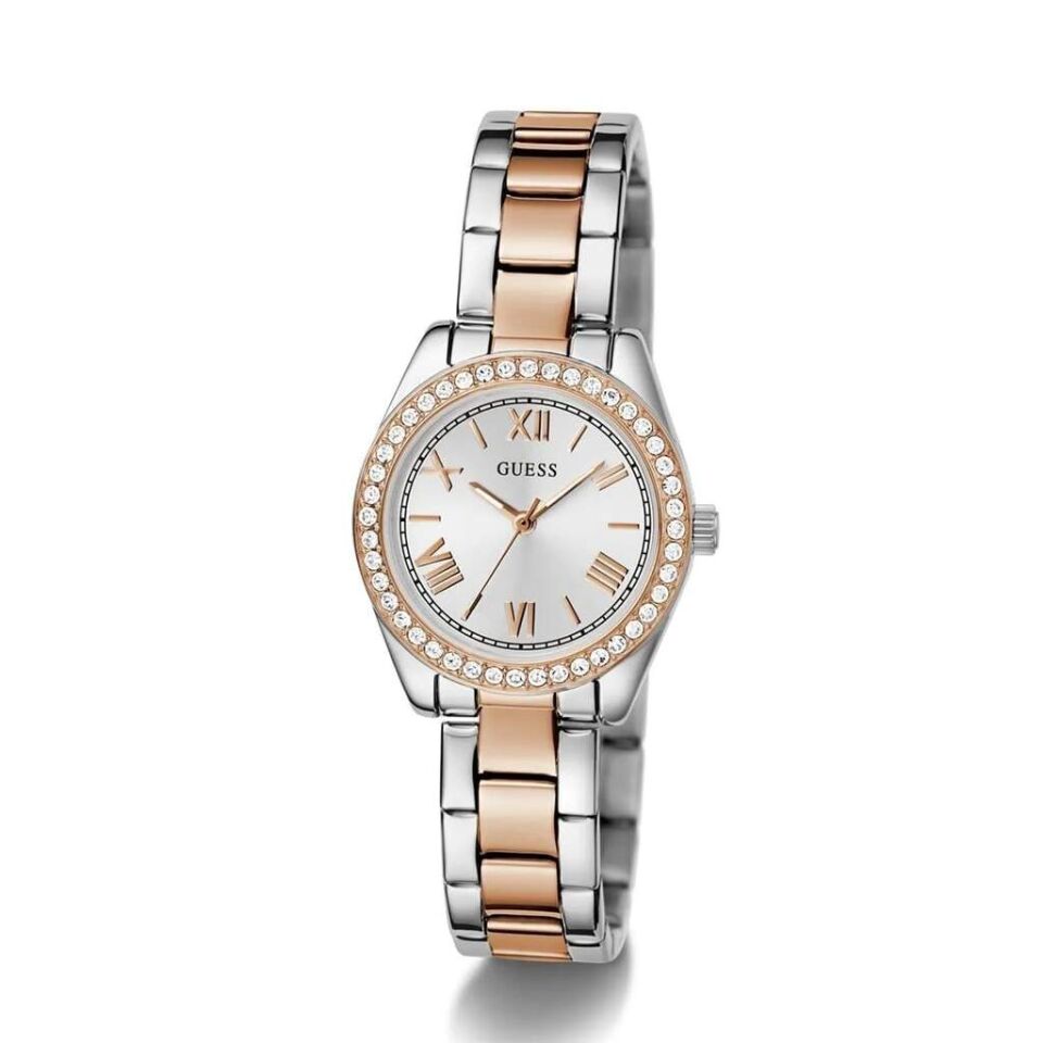 Guess GUGW0841L3 Quartz Çelik Gri Rosegold 30 mm Kadın Kol Saati