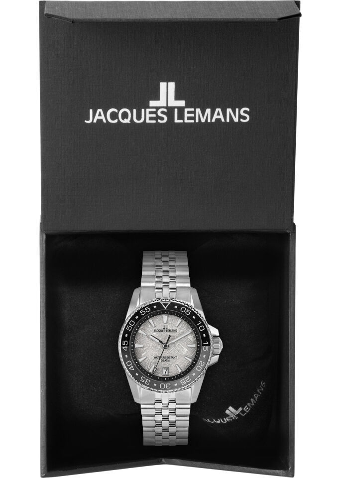 Jacques Lemans Liverpool JL.1-2205L Quartz Çelik Gri 20 ATM 41 mm Erkek Kol Saati