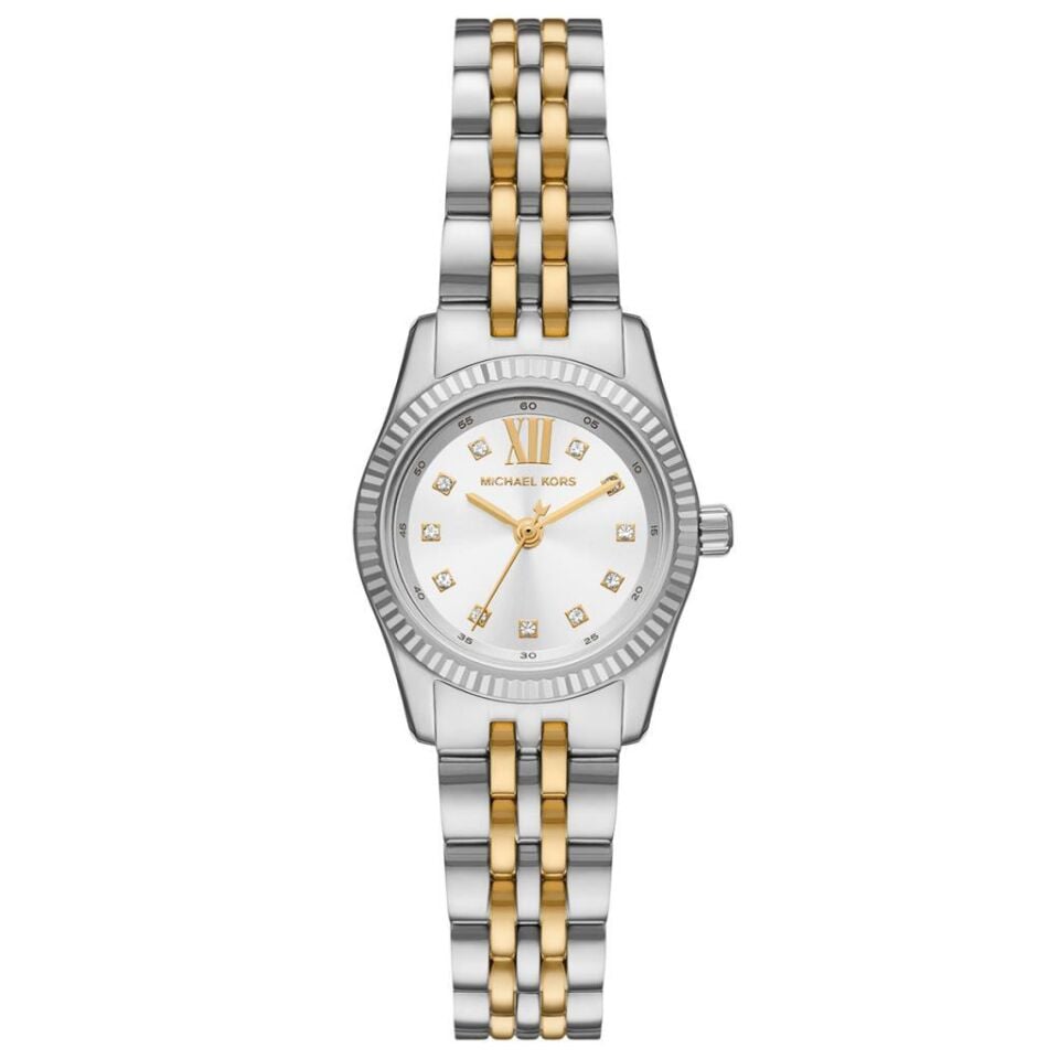 Michael Kors MK4740 Quartz Çelik Altın/Gri Beyaz Kadran 26 mm Kadın Kol Saati