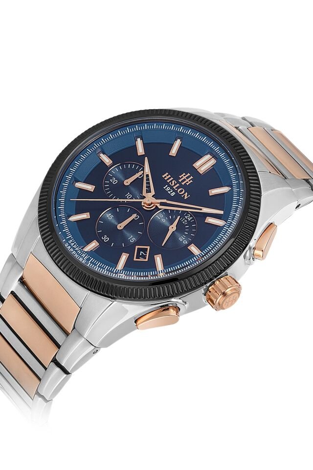 Hislon Ms109t-11sr Quartz Çelik Rose/Gri 44 mm Erkek Kol Saati AYNI GÜN KARGO