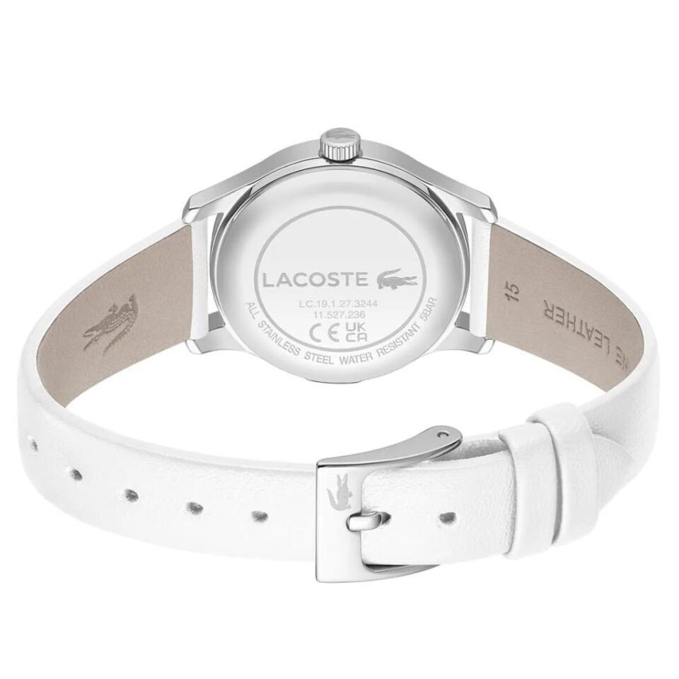 Lacoste 2001392 Quartz Deri Beyaz 30 mm Kadın Kol Saati