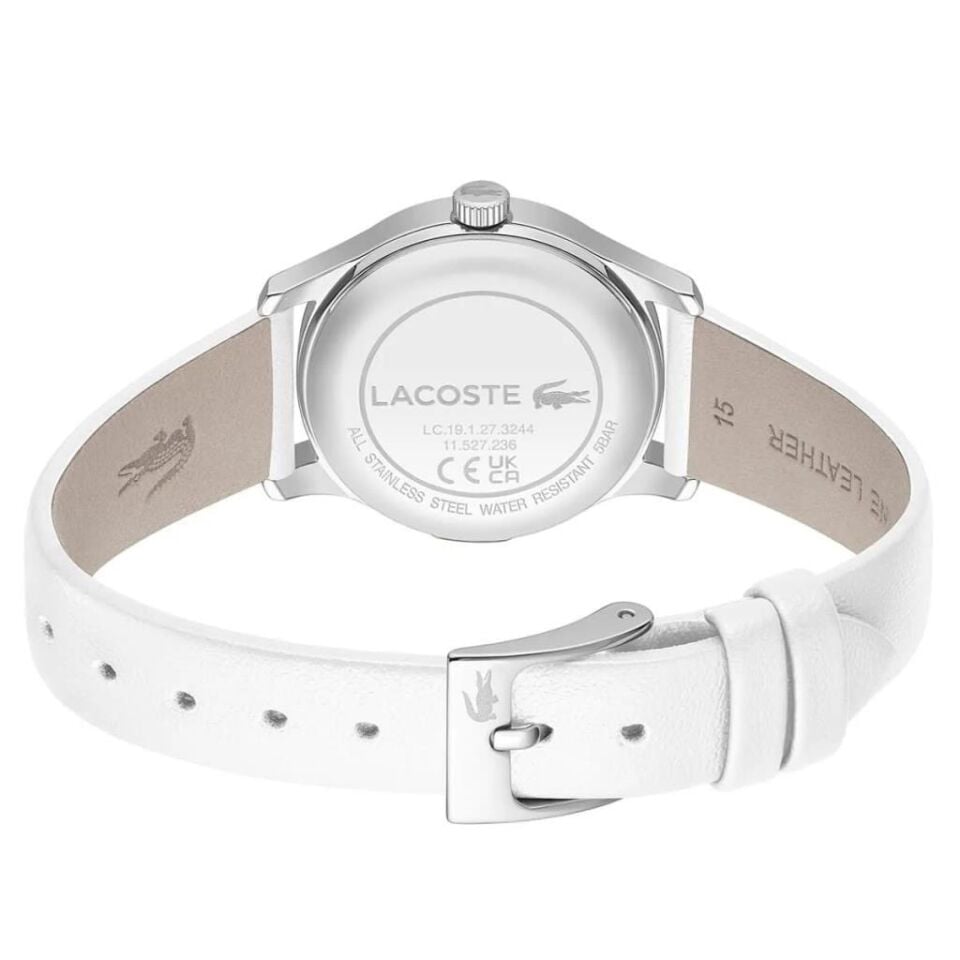 Lacoste 2001392 Quartz Deri Beyaz 30 mm Kadın Kol Saati