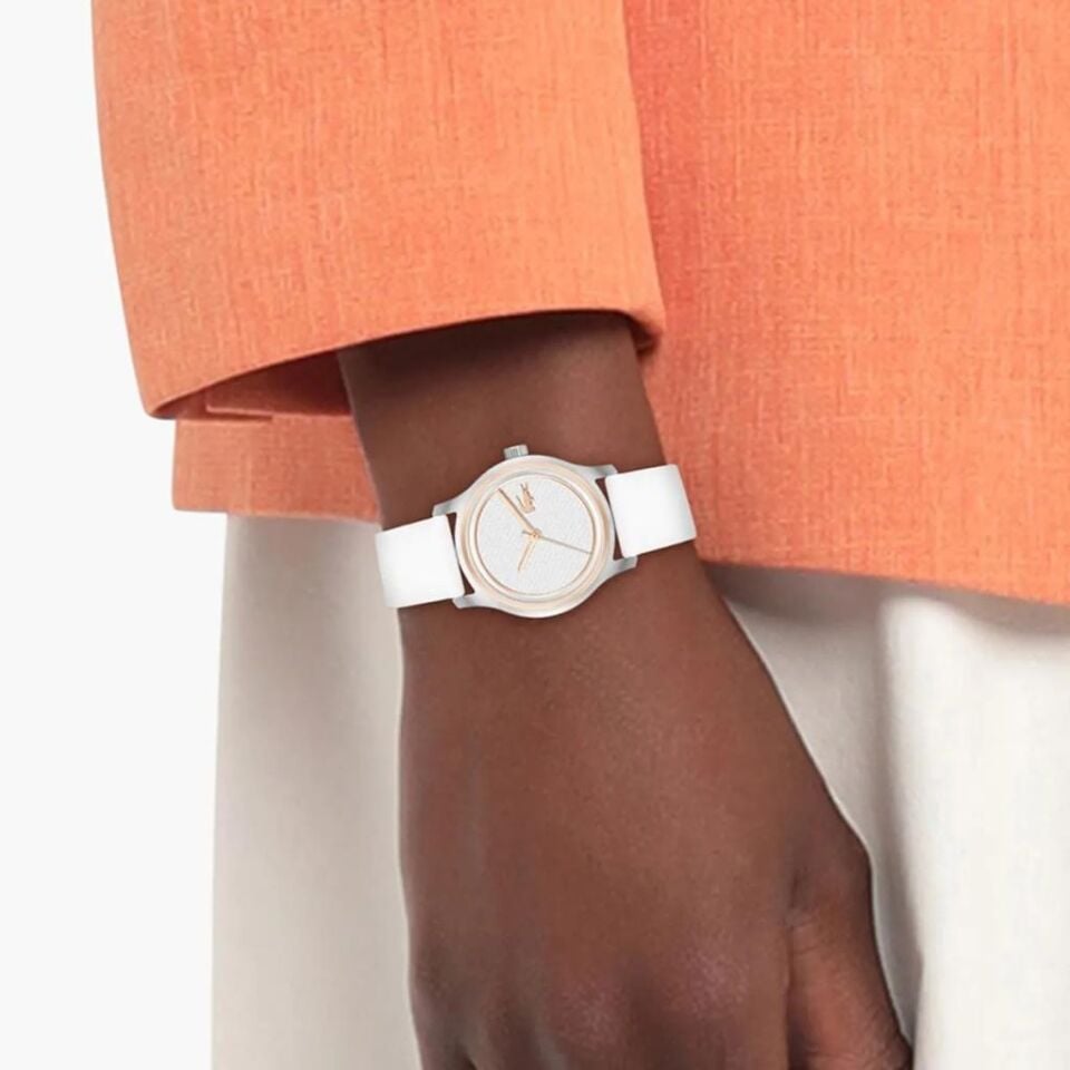 Lacoste 2001392 Quartz Deri Beyaz 30 mm Kadın Kol Saati