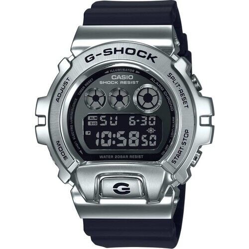Casio GM-6900-1DR Quartz Dijital Silikon Siyah 20 ATM Erkek Kol Saati