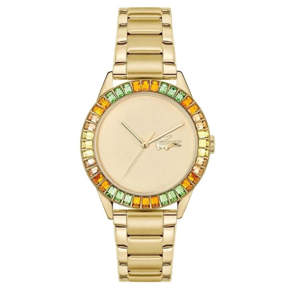 Lacoste 2001410 Quartz Çelik Altın Rengi 36 mm Kadın Kol Saati