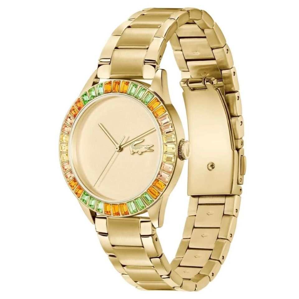 Lacoste 2001410 Quartz Çelik Altın Rengi 36 mm Kadın Kol Saati