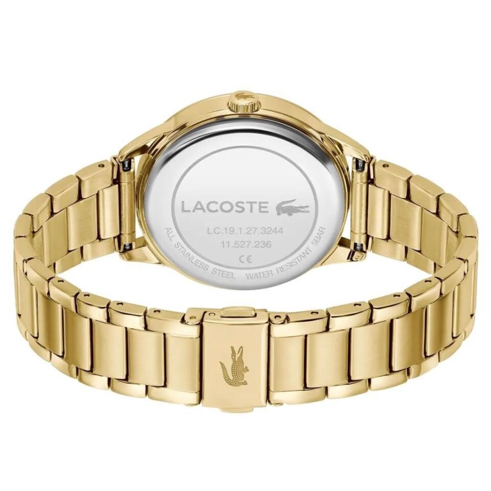 Lacoste 2001410 Quartz Çelik Altın Rengi 36 mm Kadın Kol Saati