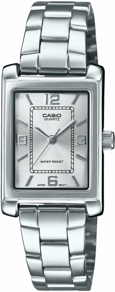 Casio LTP-1234DD-7ADF Quartz Çelik Gri 21 mm Kadın Kol Saati