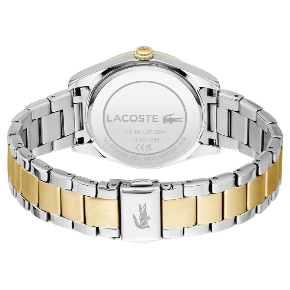 Lacoste 2001415 Quartz Çelik Altın/Gri Yeşil Kadran 36 mm Kadın Kol Saati