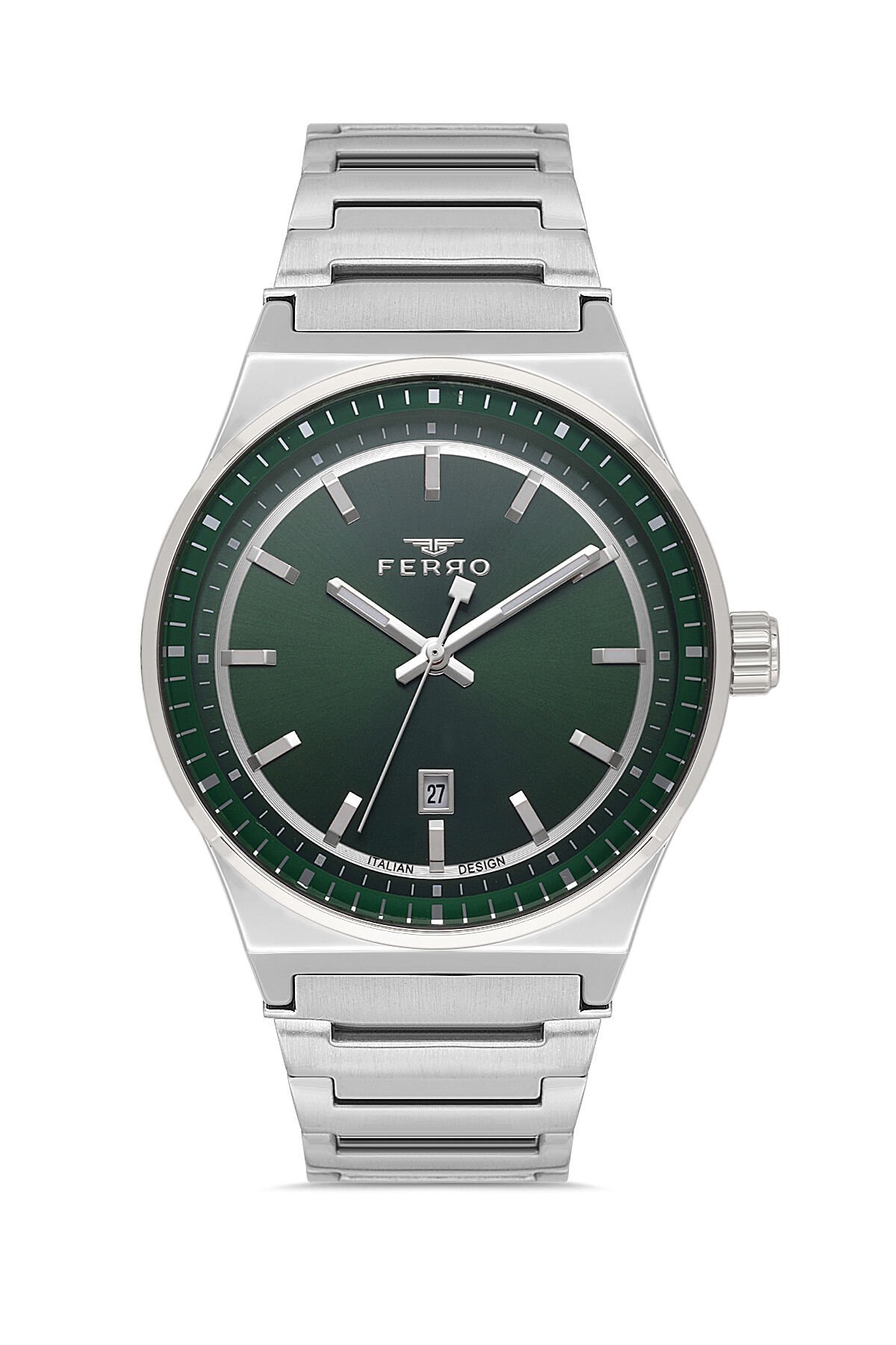 Ferro Gümüş Çelik Kordon Erkek Kol Saati F11592AWT-A6