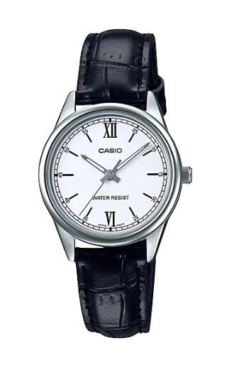Casio LTP-V005L-7B2UDF Quartz Deri Siyah 28 mm Kadın Kol Saati