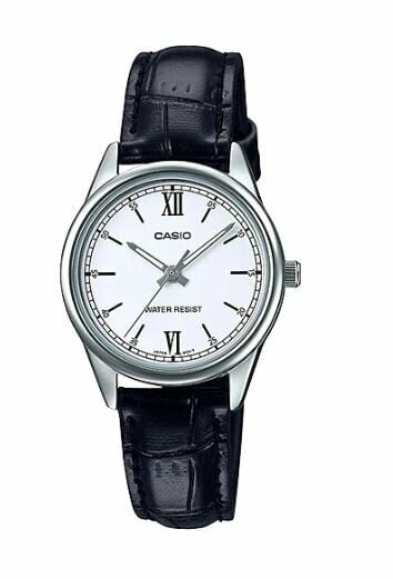 Casio LTP-V005L-7B2UDF Quartz Deri Siyah 28 mm Kadın Kol Saati