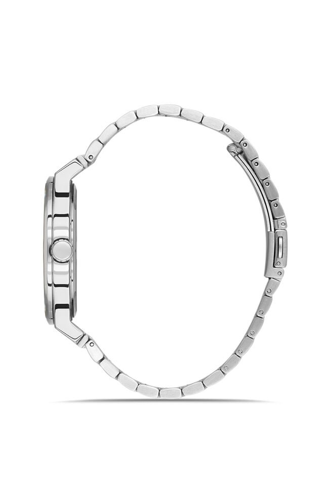 Ferro F11592AWT-A6 Quartz Çelik Gri Yeşil Kadran 41 mm Erkek Kol Saati