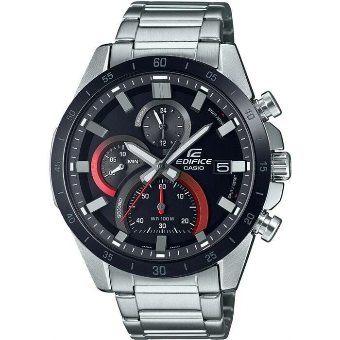 Casio EFR-571DB-1A1VUDF Edifice Quartz Çelik Gri Siyah Kadran 10 ATM 47 mm Erkek Kol Saati