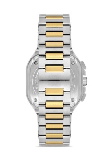 Ferro FM11497AWT-D6 Quartz Çelik Gri Yeşil Kadran 42 mm Erkek Kol Saati