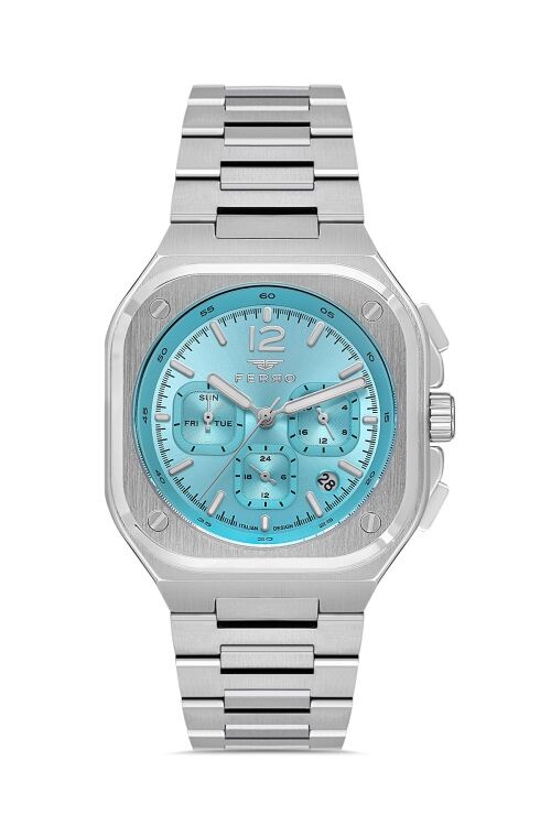 Ferro Gümüş Çelik Kordon Erkek Kol Saati FM11497AWT-A15