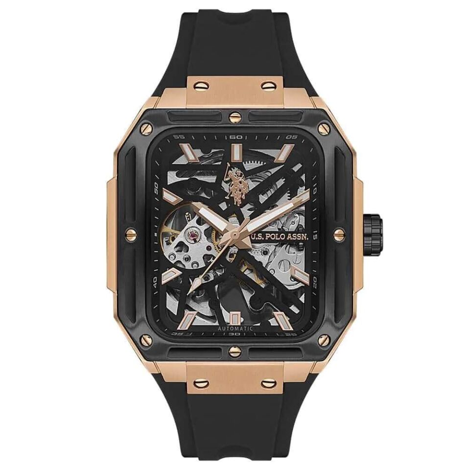 U.s. Polo Assn. USPA1122-05 Quartz Silikon Siyah Erkek Kol Saati