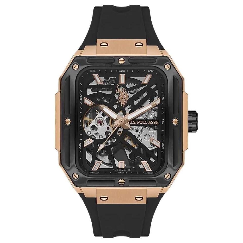 U.s. Polo Assn. USPA1122-05 Quartz Silikon Siyah Erkek Kol Saati