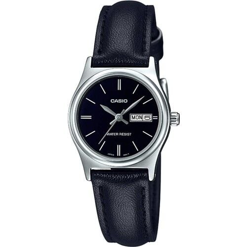 Casio LTP-V006L-1B2UDF Quartz Deri Siyah 25 mm Kadın Kol Saati