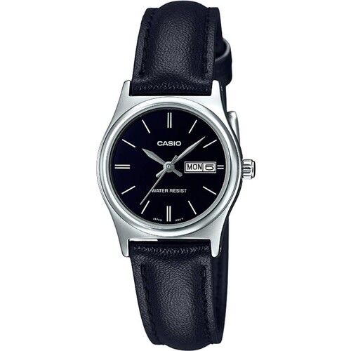 Casio LTP-V006L-1B2UDF Quartz Deri Siyah 25 mm Kadın Kol Saati