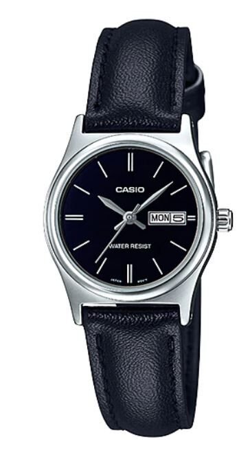 Casio LTP-V006L-1B2UDF Quartz Deri Siyah 25 mm Kadın Kol Saati