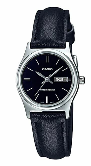 Casio LTP-V006L-1B2UDF Quartz Deri Siyah 25 mm Kadın Kol Saati