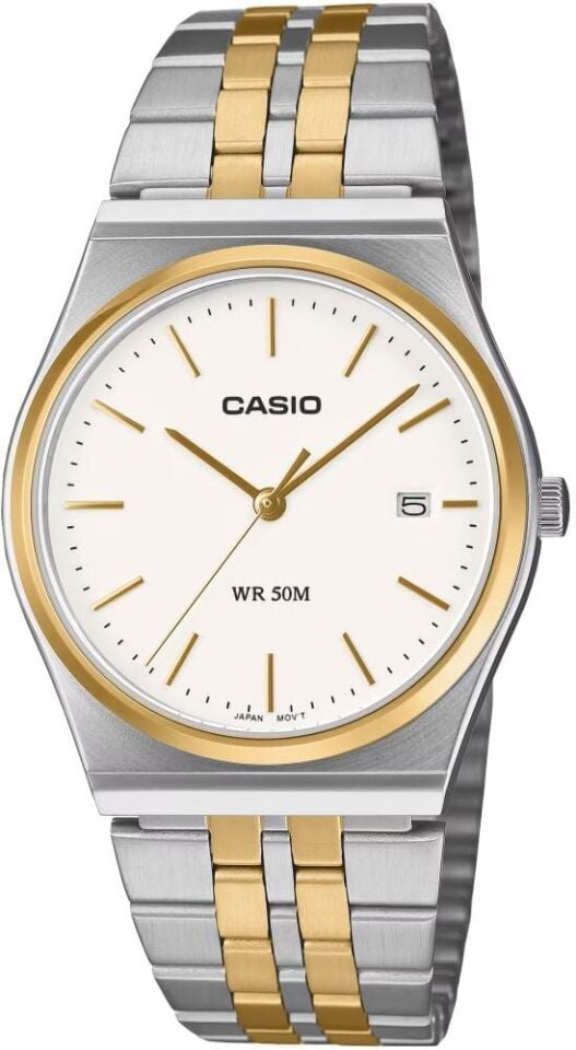 Casio Mtp-B145sg-7Avdf Quartz Çelik Altın-Gri 35 mm Erkek Kol Saati