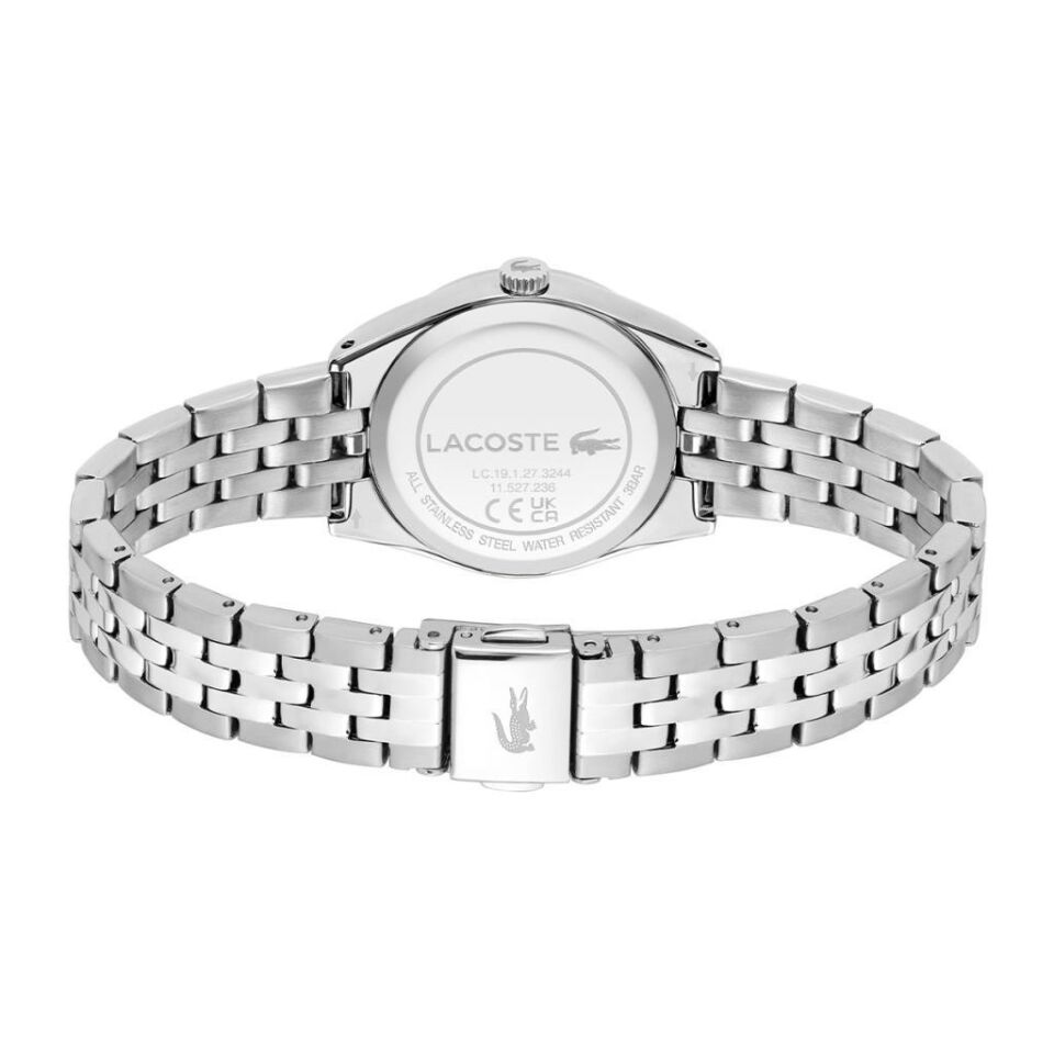 Lacoste 2001323 Quartz Çelik Gri Siyah Kadran 30 mm Kadın Kol Saati