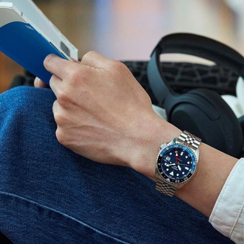 Seiko SSK003K Otomatik Çelik Gri Mavi Kadran 42 mm Erkek Kol Saati