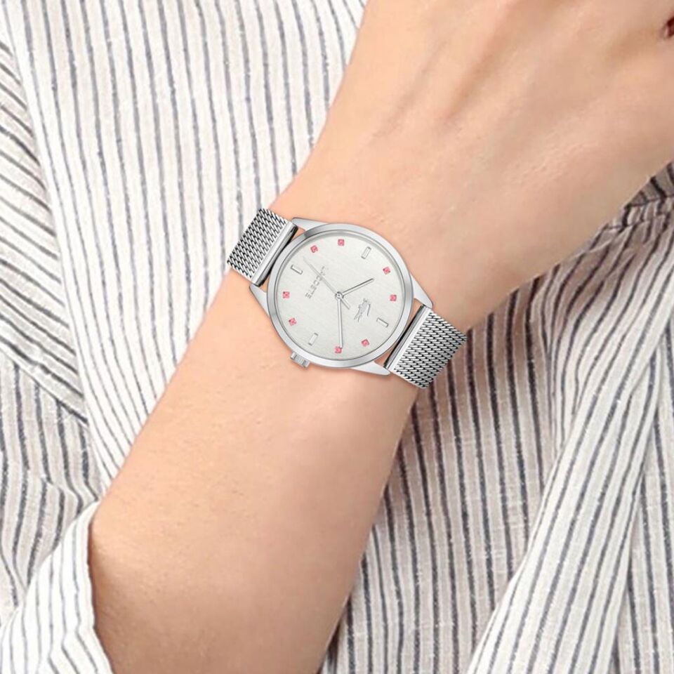 Lacoste 2001342 Quartz Hasır Gri 36 mm Kadın Kol Saati