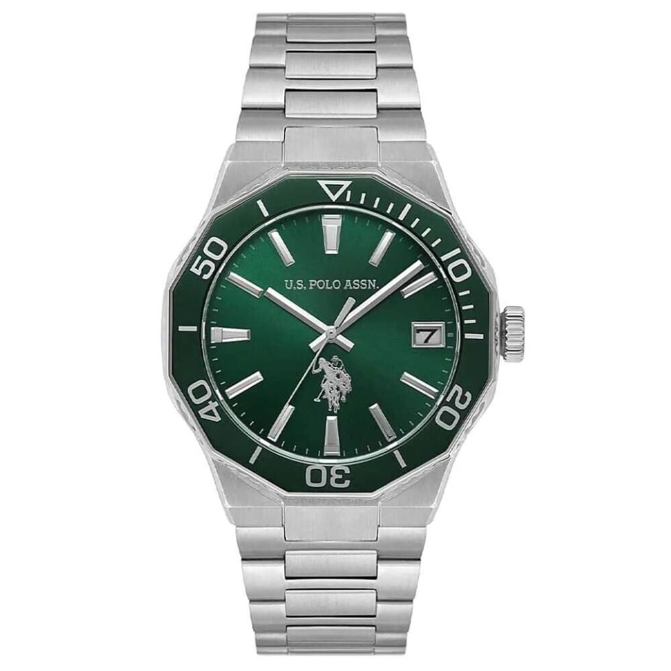U.s. Polo Assn. USPA1130-04 Quartz Çelik Siyah Lacivert Kadran 43 mm Erkek Kol Saati