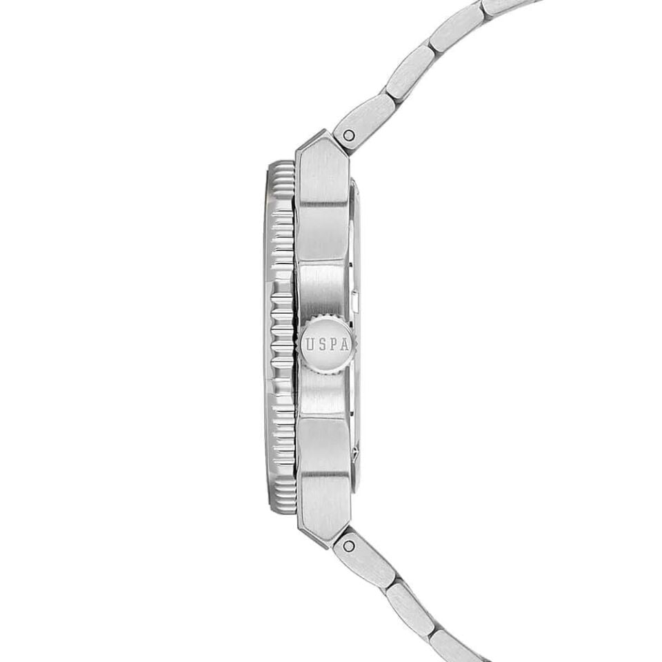 U.s. Polo Assn. USPA1130-04 Quartz Çelik Siyah Lacivert Kadran 43 mm Erkek Kol Saati